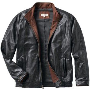 TravelSmith En Route Leather Jacket
